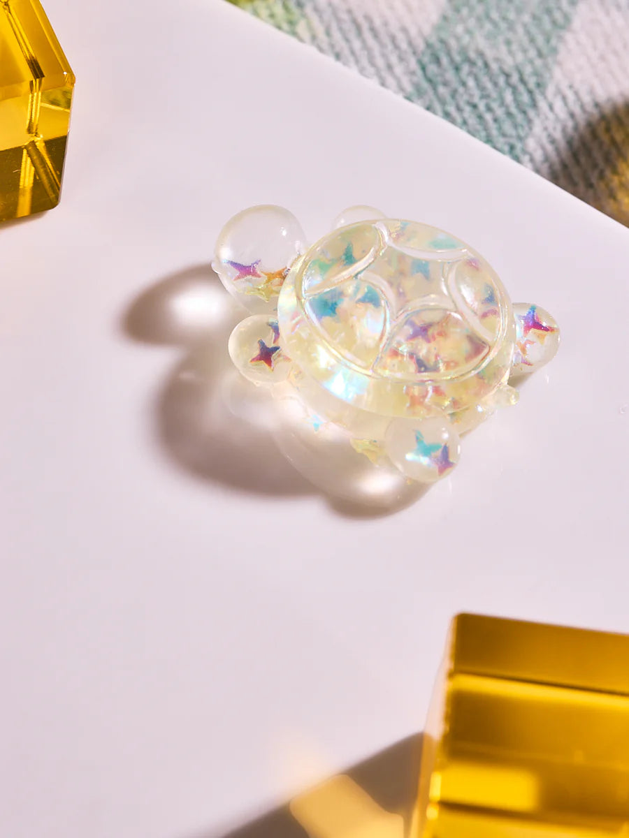 Blingbling Yellow Turtle Taba Squishy