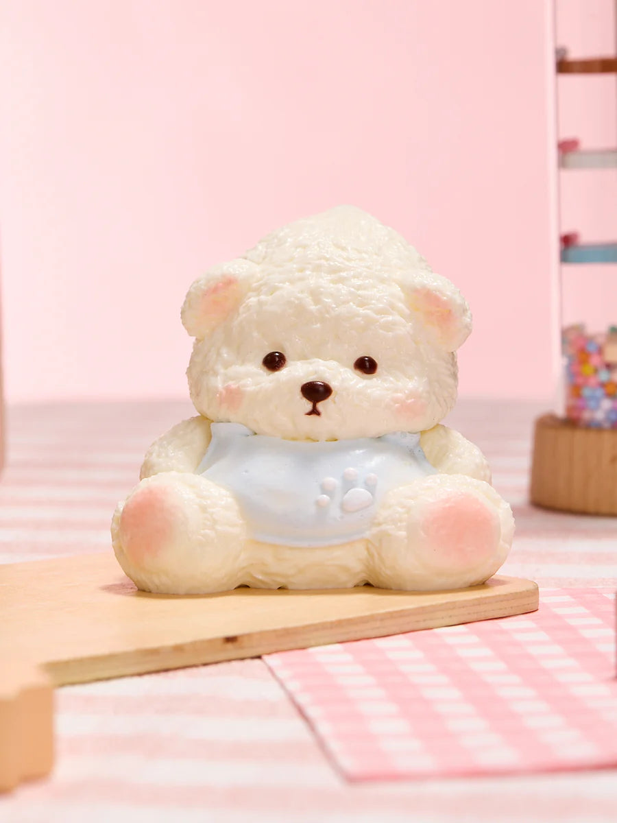 Blue Bib Bear Taba Squishy
