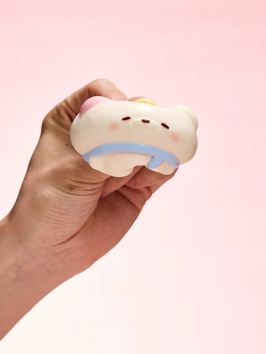 Blue Scarf Bear Taba Squishy