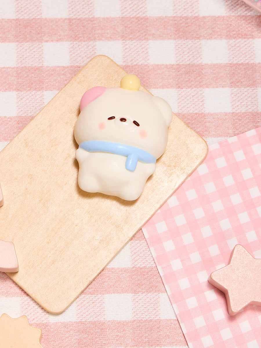 Blue Scarf Bear Taba Squishy