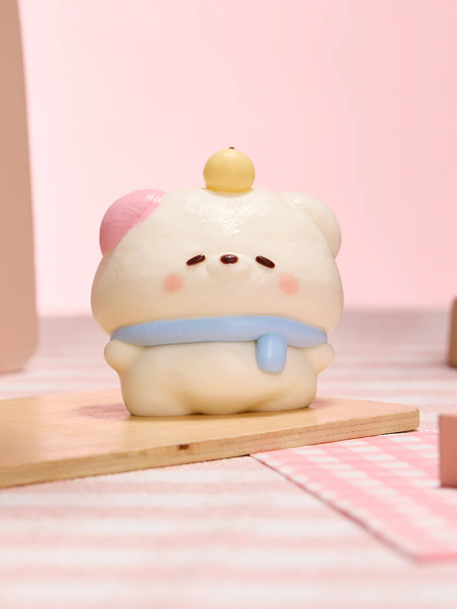 Blue Scarf Bear Taba Squishy