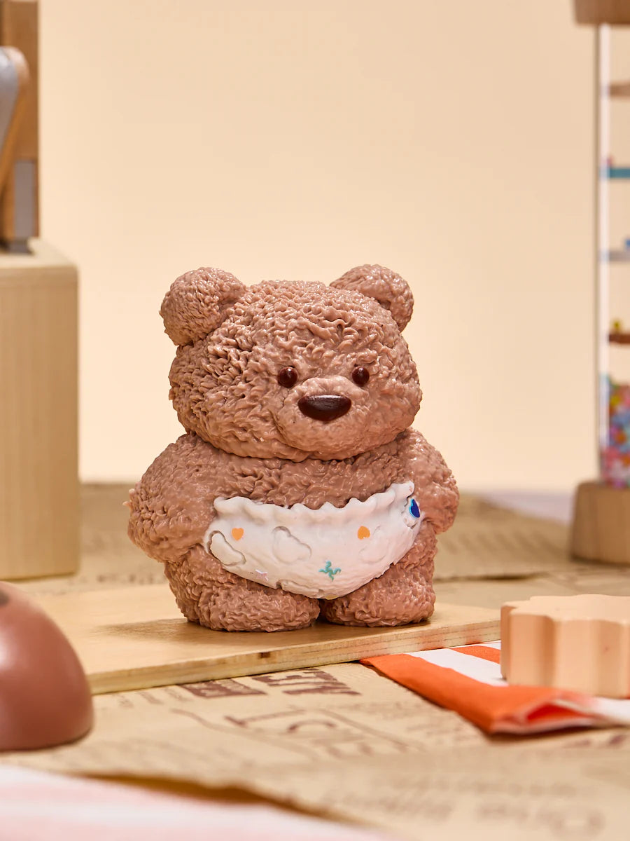 Brown Diaper Bear Taba Squishy