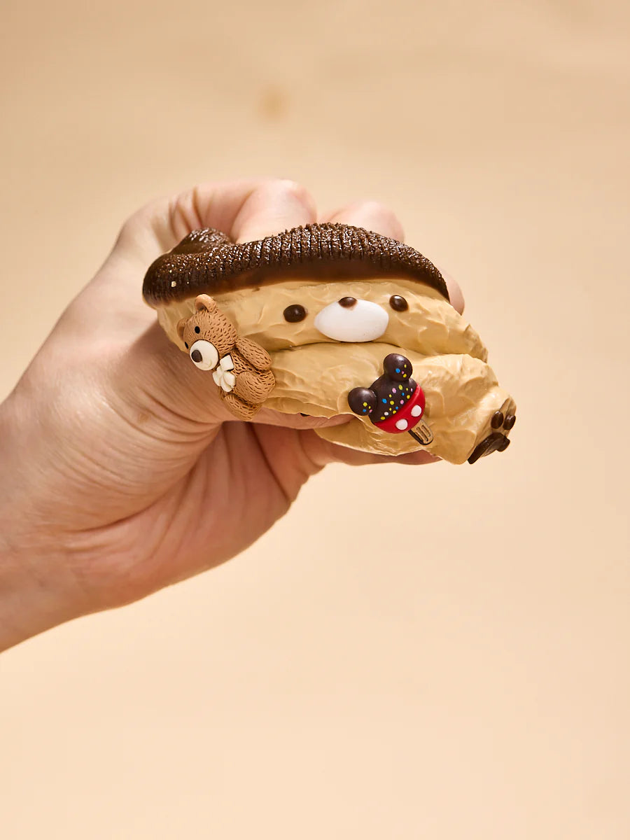 Brown Hat Bear Taba Squishy