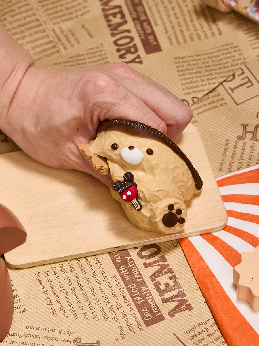Brown Hat Bear Taba Squishy