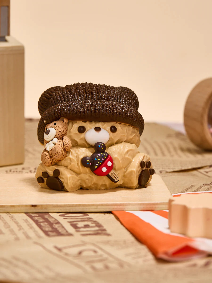 Brown Hat Bear Taba Squishy