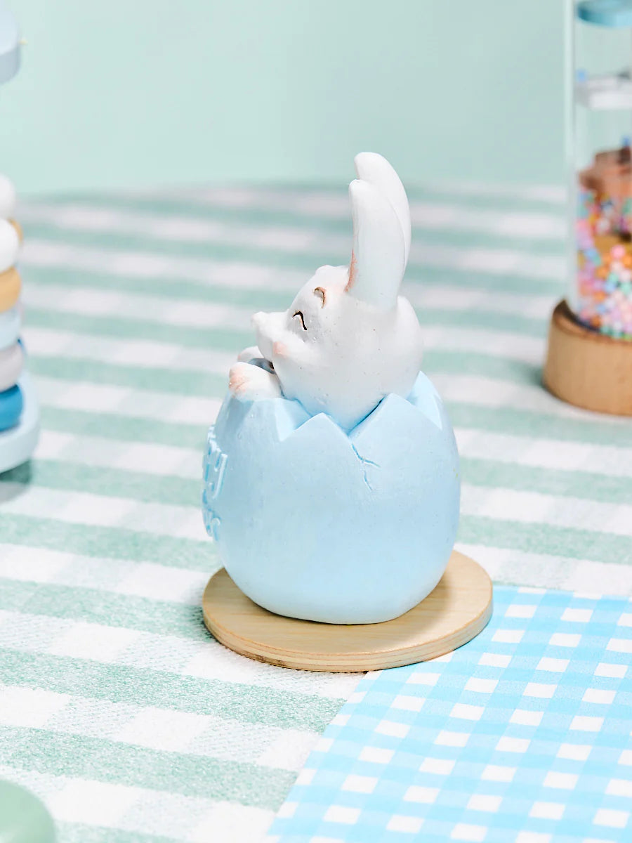 Bunny in Blue Easter Egg Taba Squishy