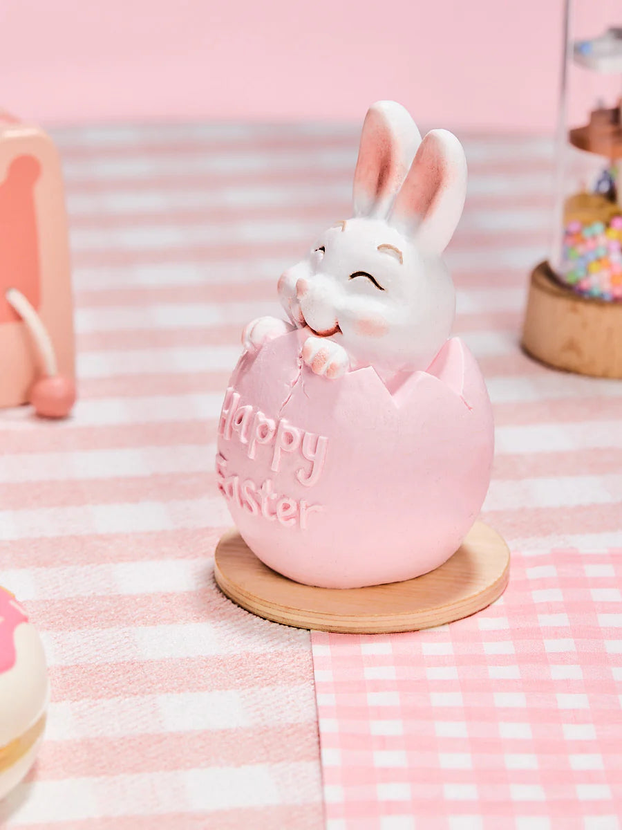 Bunny in Pink Easter Egg Taba Squishy
