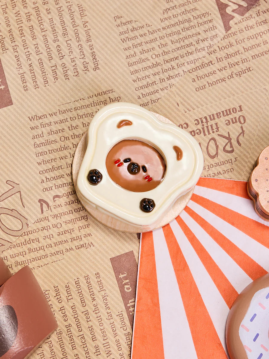 Capybara Toast Taba Squishy