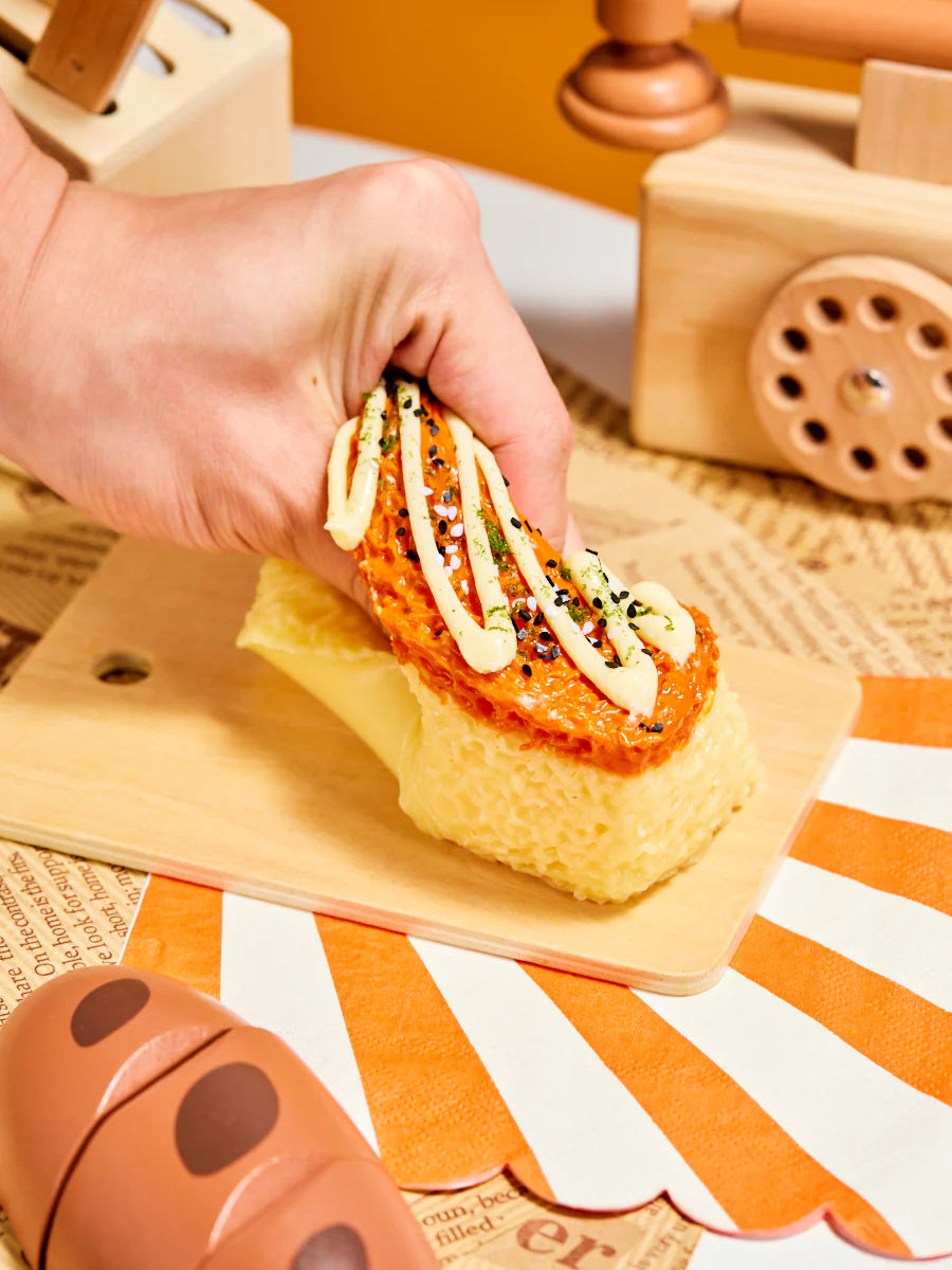 Cheese Rice Ball Taba Squishy