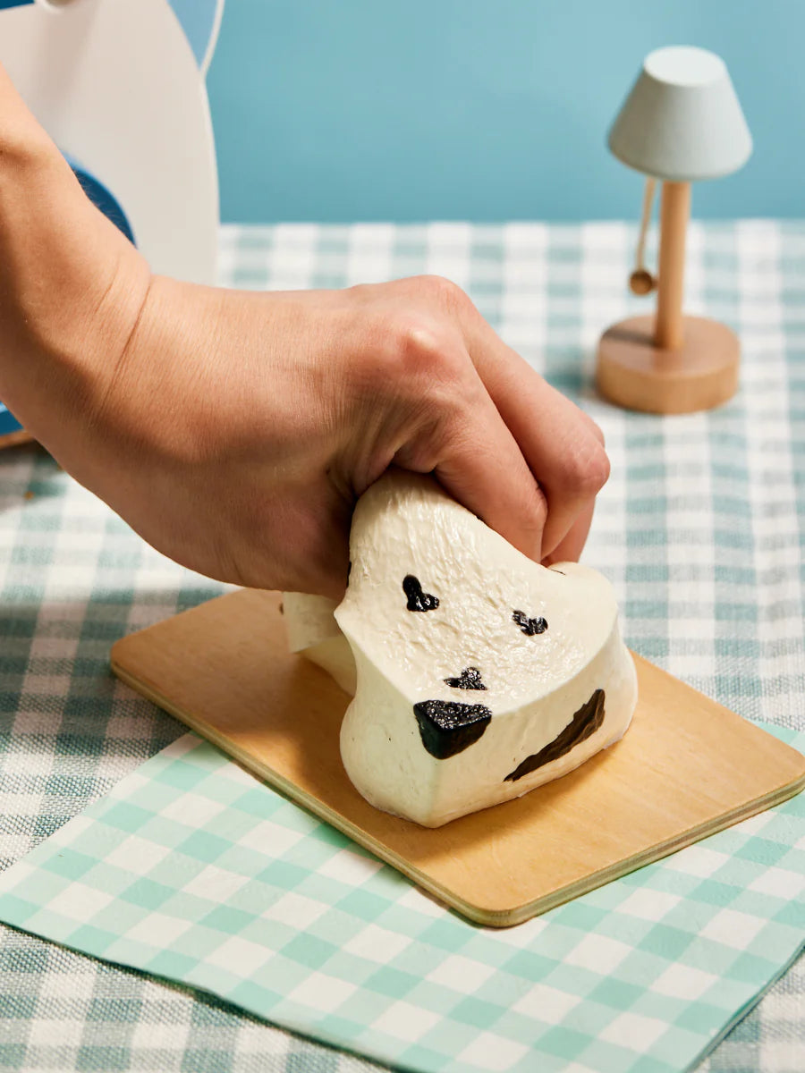 Cow-print Toast Taba Squishy