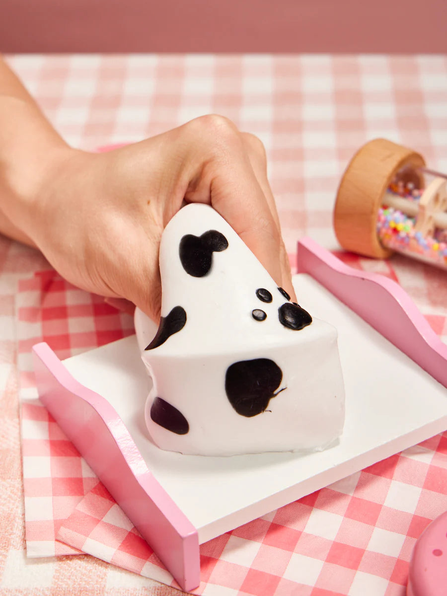 Cowprint Toast Taba Squishy