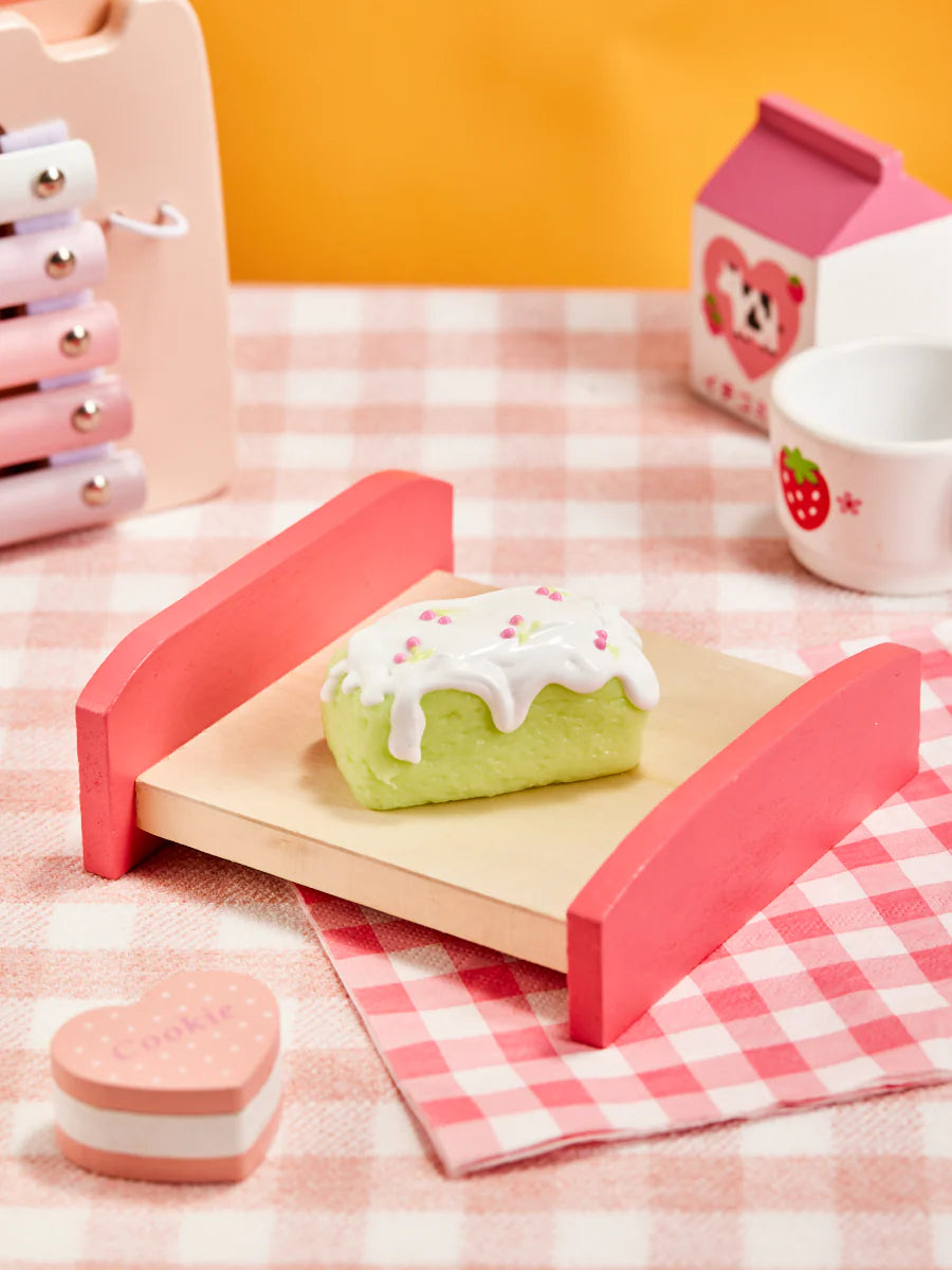 Creamy Matcha Cake Rolls Taba Squishy