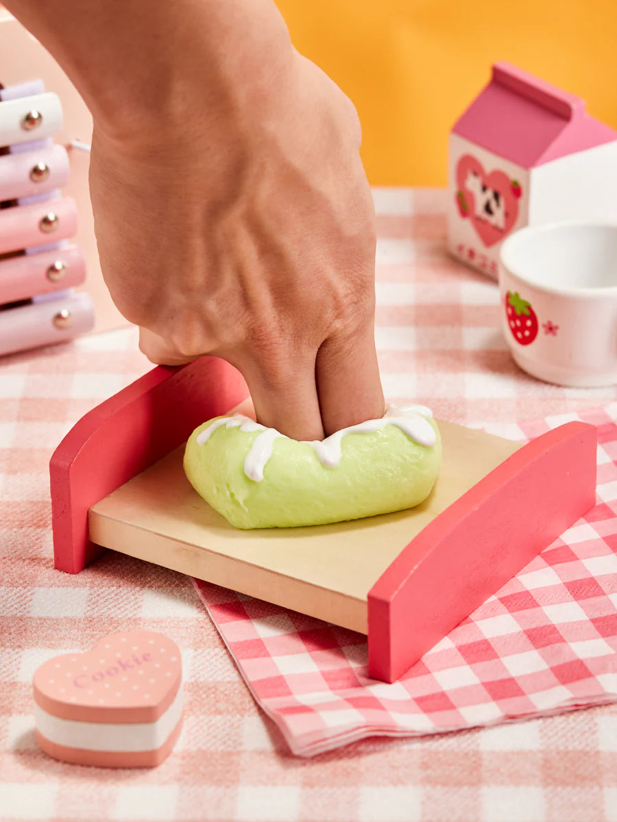 Creamy Matcha Cake Rolls Taba Squishy