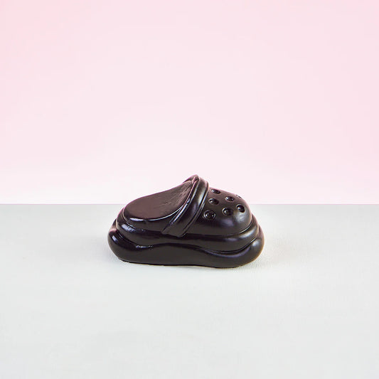 Black Crocs Shoes Bread Taba Squishy