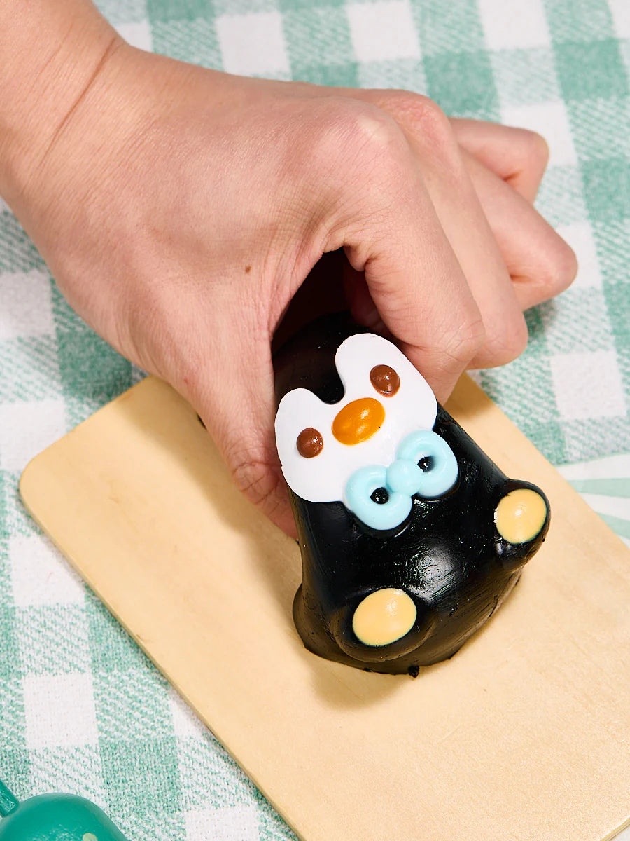 Cute Black Penguin Taba Squishy