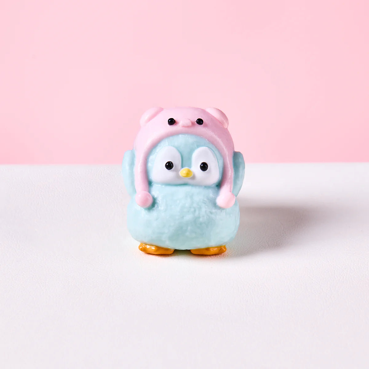 Cute Penguin with Pig Hat Taba Squishy