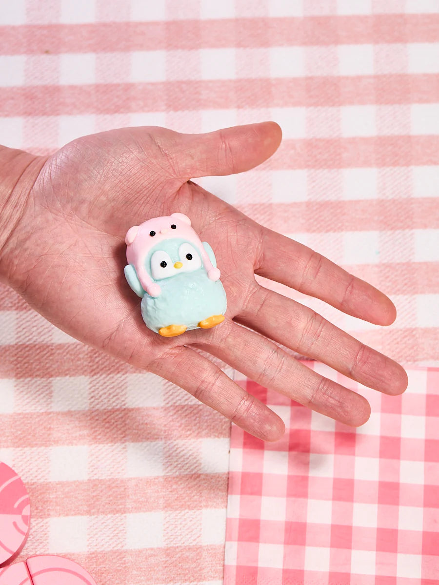 Cute Penguin with Pig Hat Taba Squishy