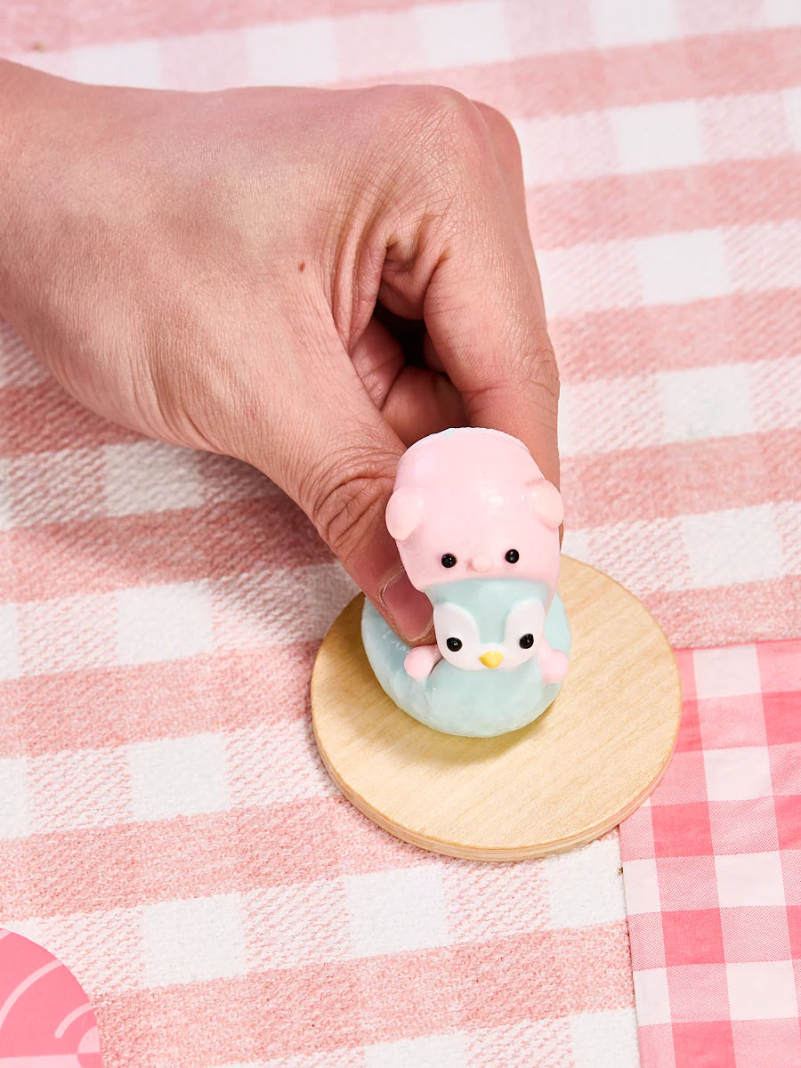 Cute Penguin with Pig Hat Taba Squishy
