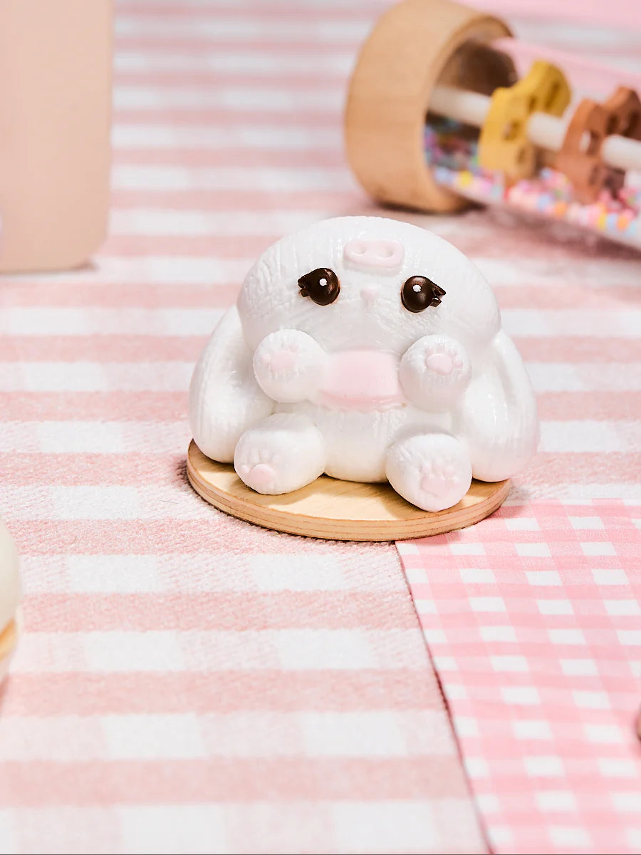 Cute White Bunny Taba Squishy