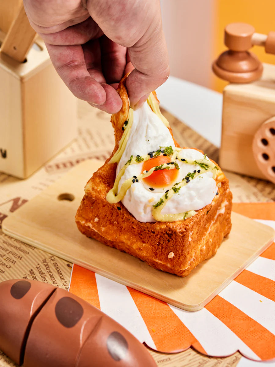 Egg Toast Taba Squishy