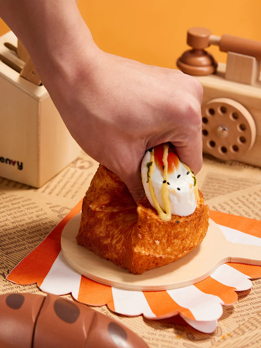 Egg Toast Taba Squishy