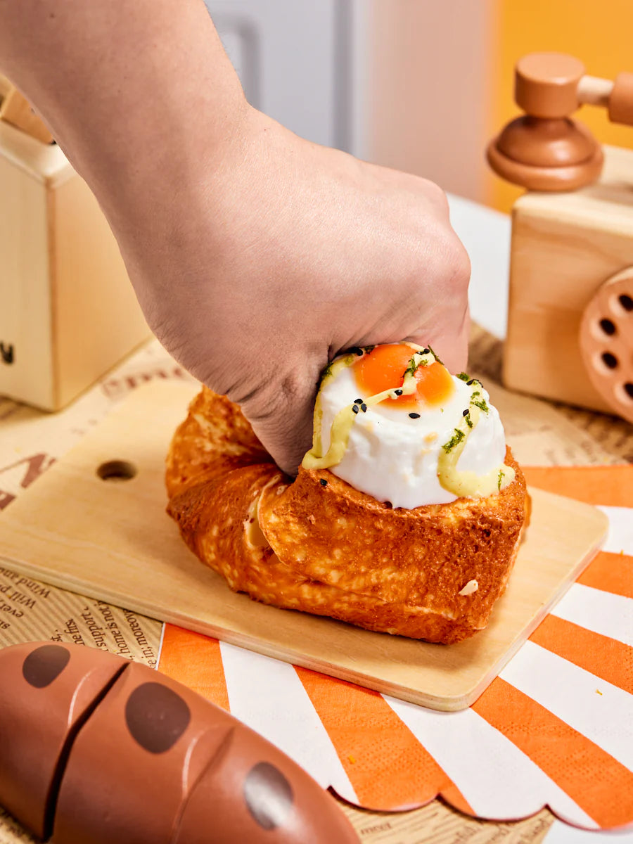 Egg Toast Taba Squishy