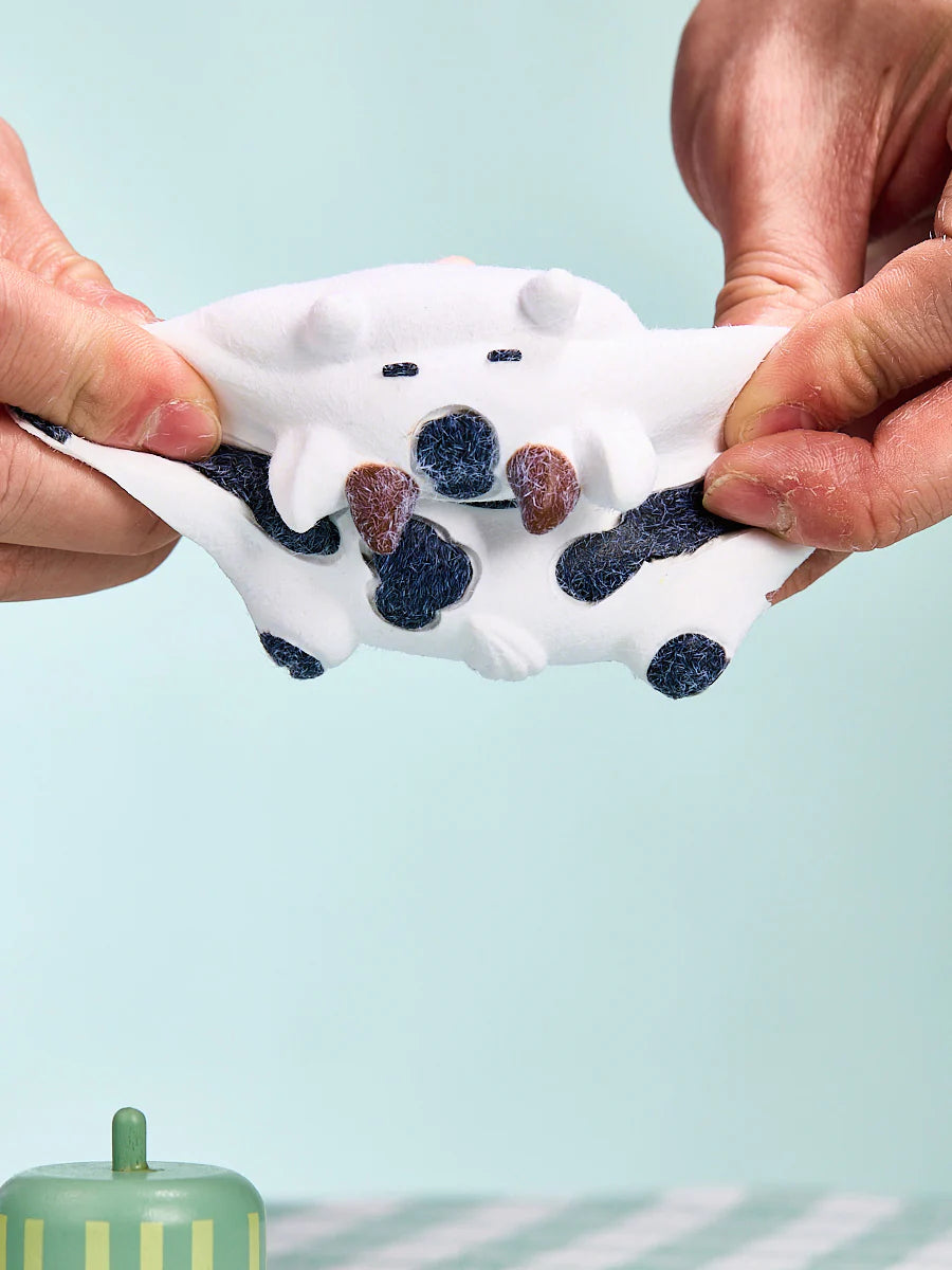 Flocked Cow Taba Squishy