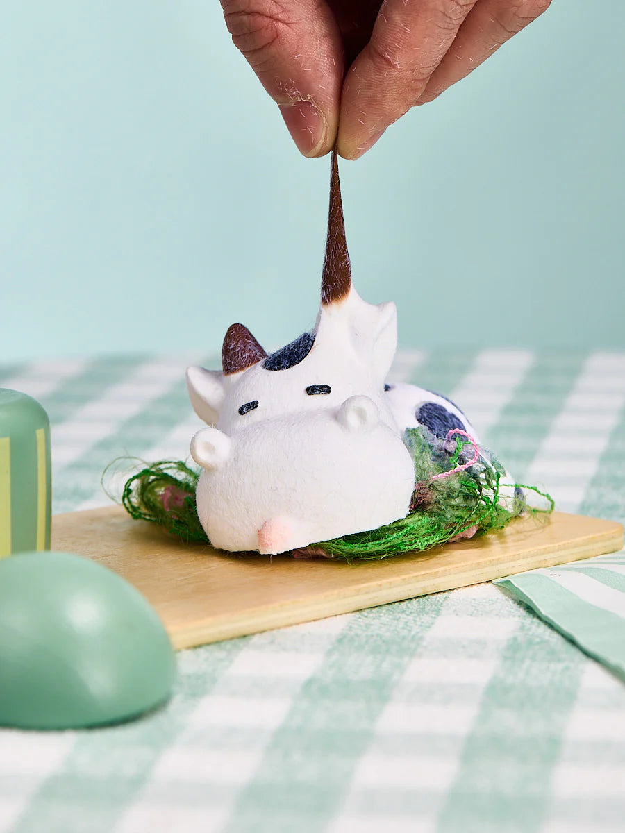 Flocked Cow Taba Squishy