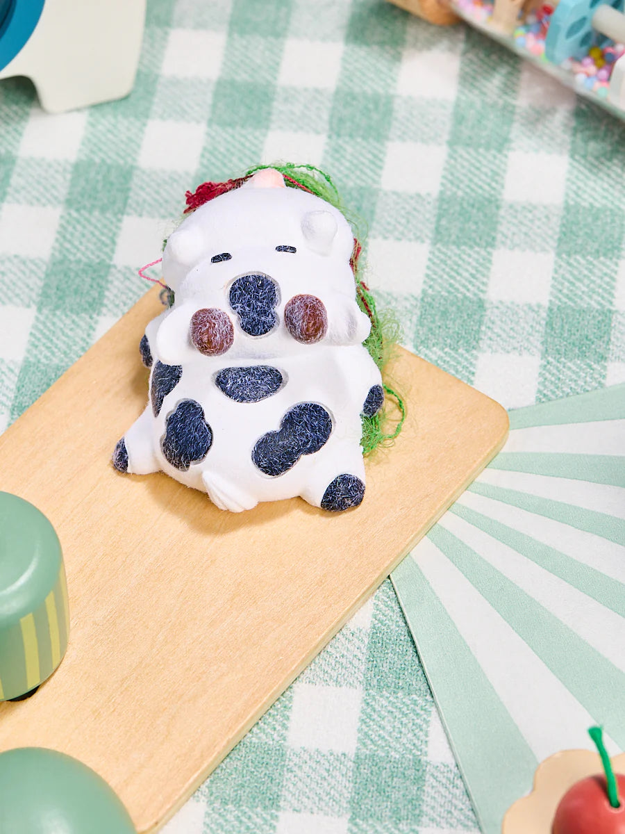 Flocked Cow Taba Squishy
