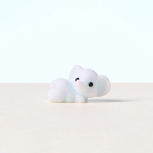 Flocked Cute Elephant Taba Squishy