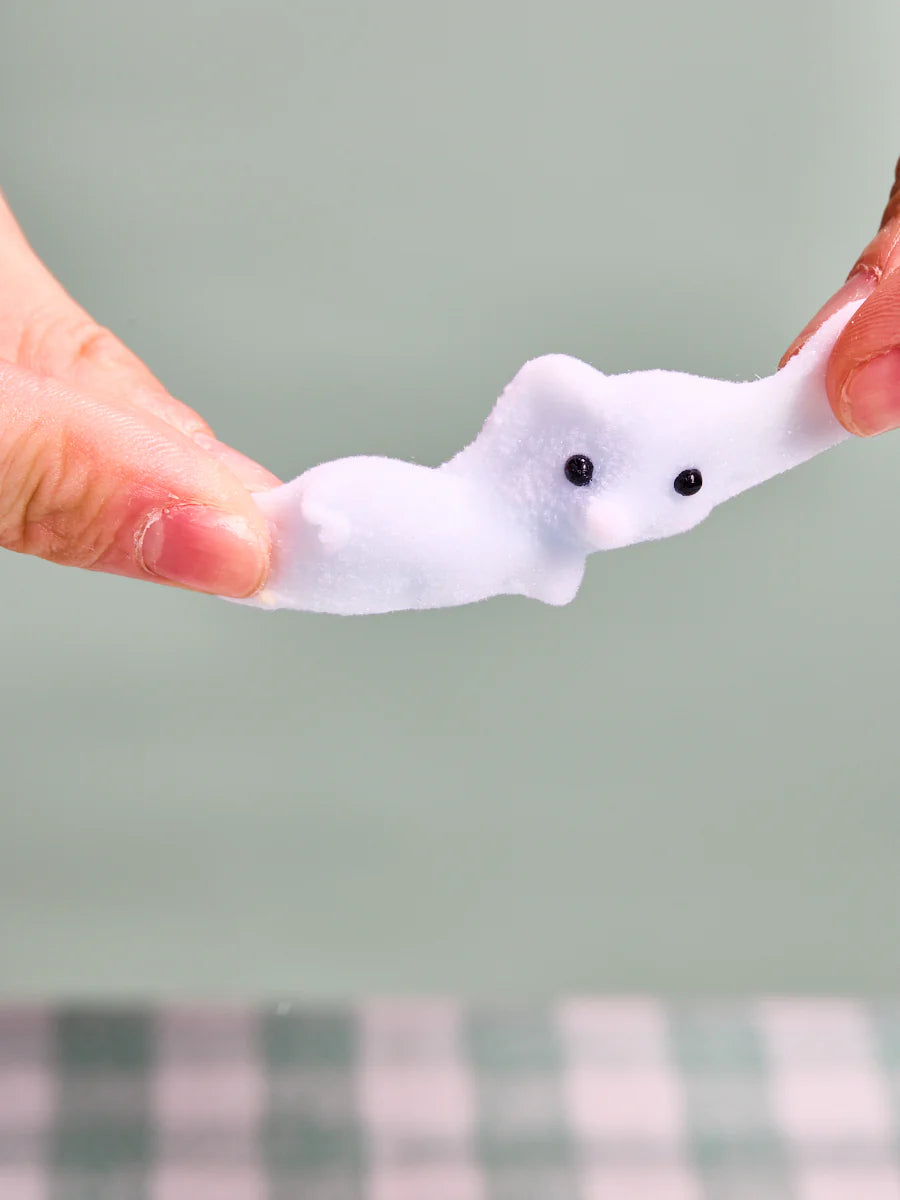 Flocked Cute Elephant Taba Squishy