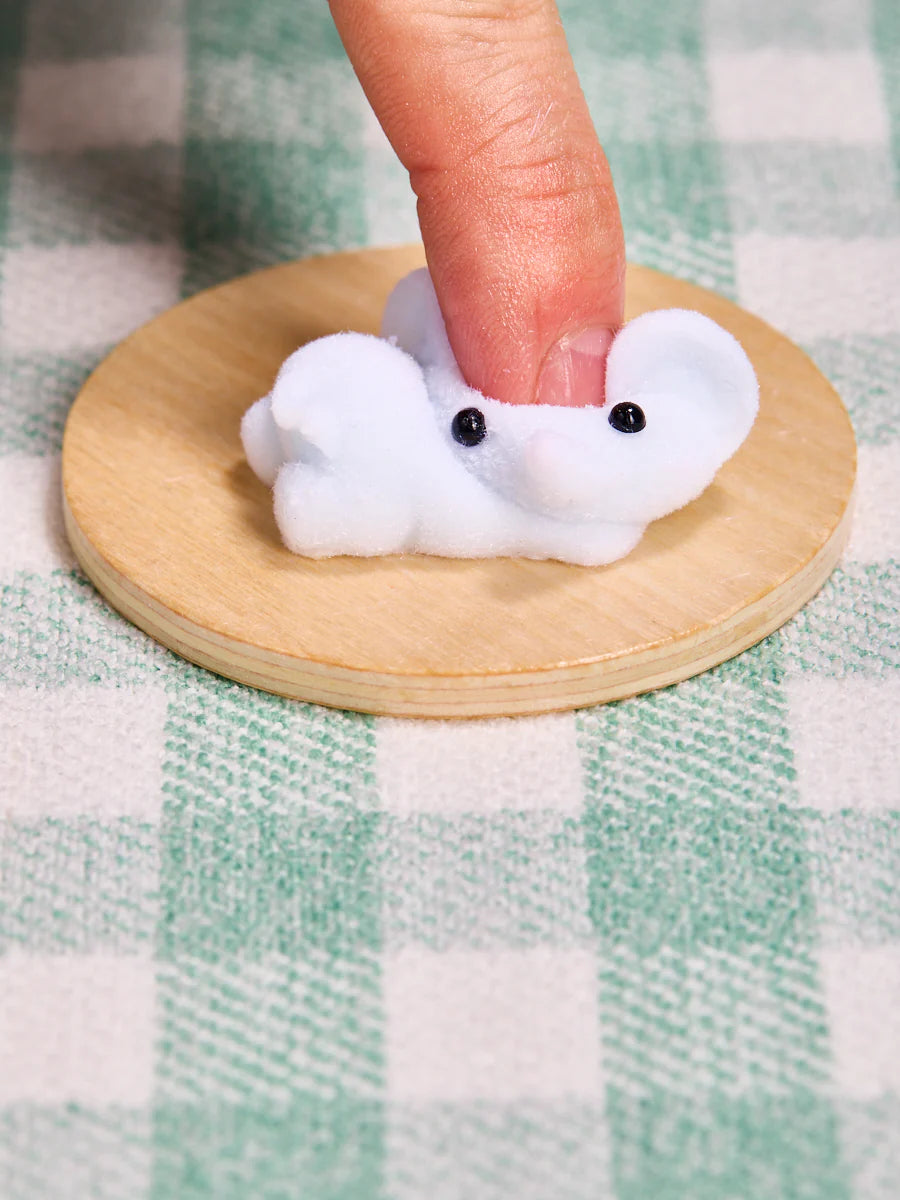 Flocked Cute Elephant Taba Squishy