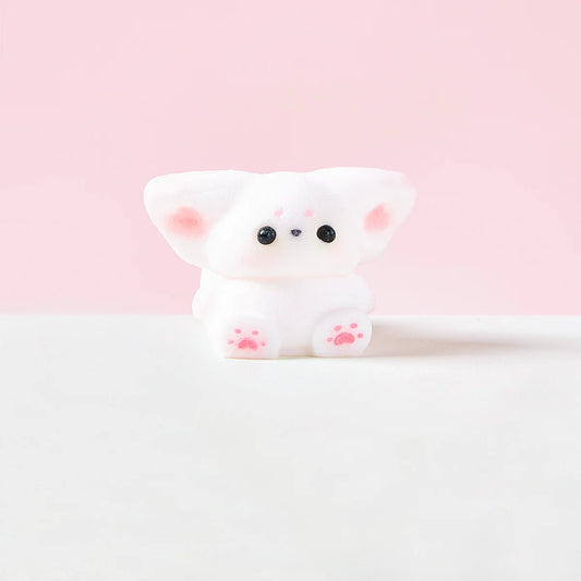 Flocked Cute Fox Taba Squishy