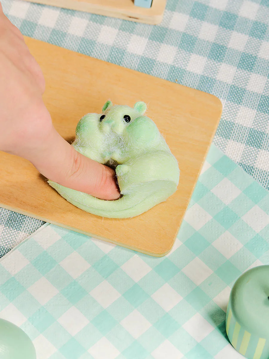 Flocked Hamster Taba Squishy