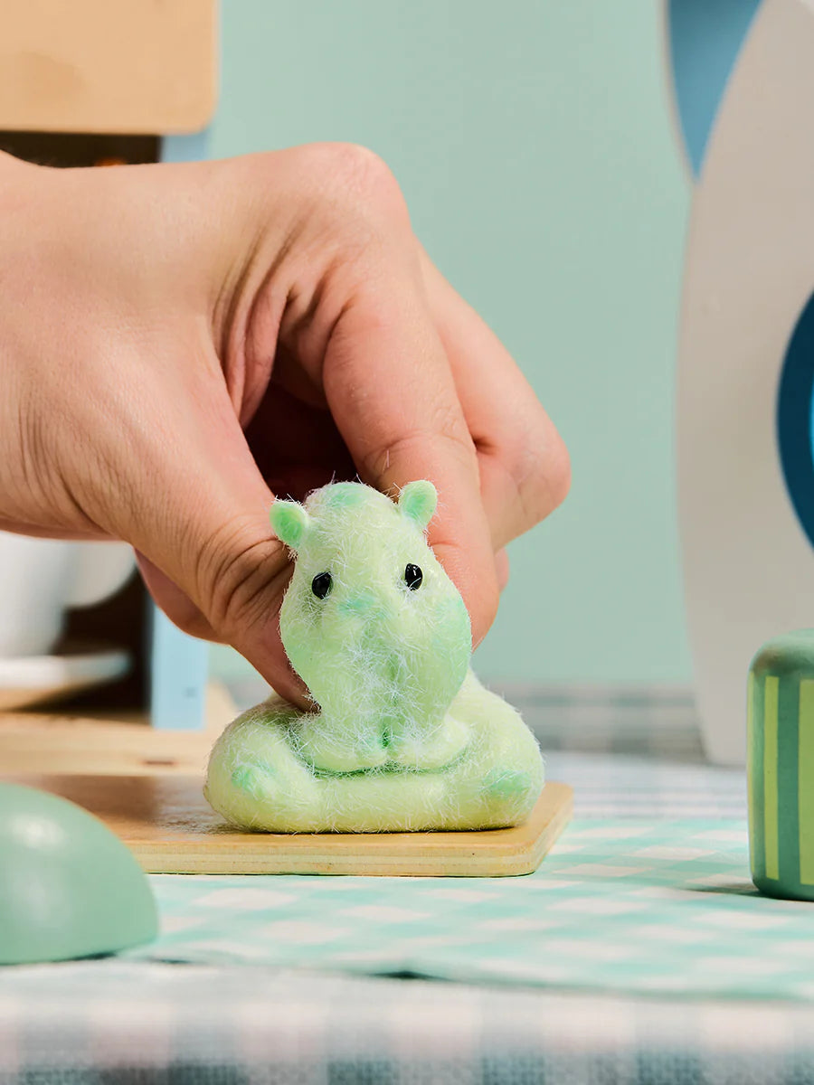 Flocked Hamster Taba Squishy