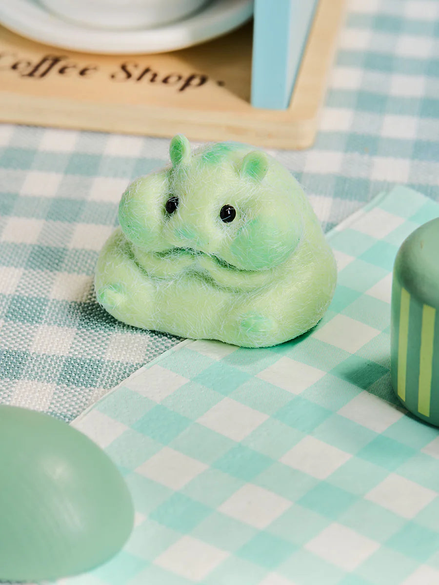 Flocked Hamster Taba Squishy