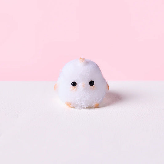 Flocked Mini Chick Taba Squishy