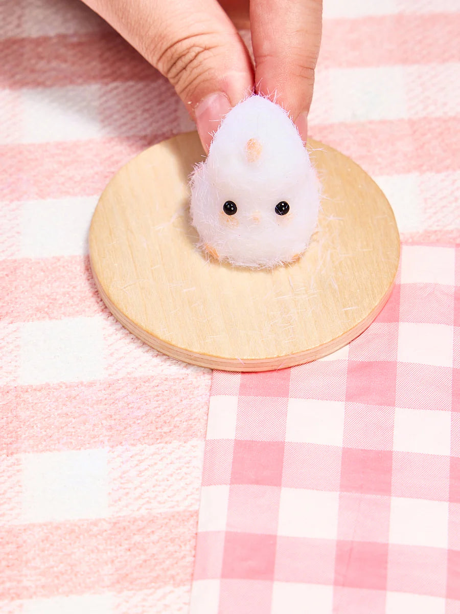 Flocked Mini Chick Taba Squishy