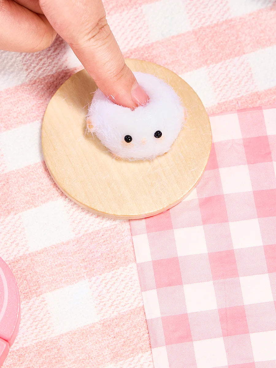 Flocked Mini Chick Taba Squishy
