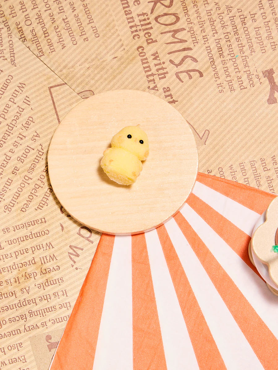 Flocked Mini Chick Taba Squishy