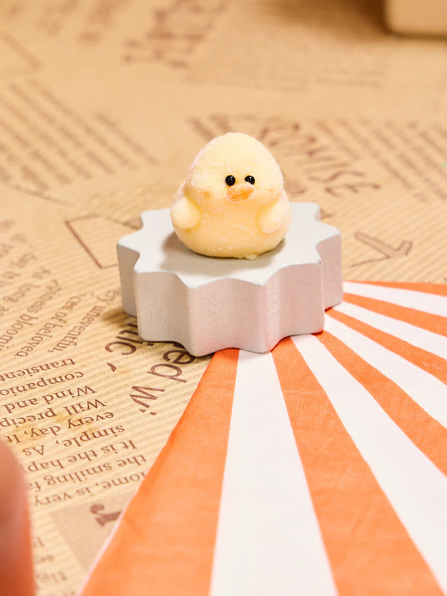 Flocked Mini Cute Duck Taba Squishy