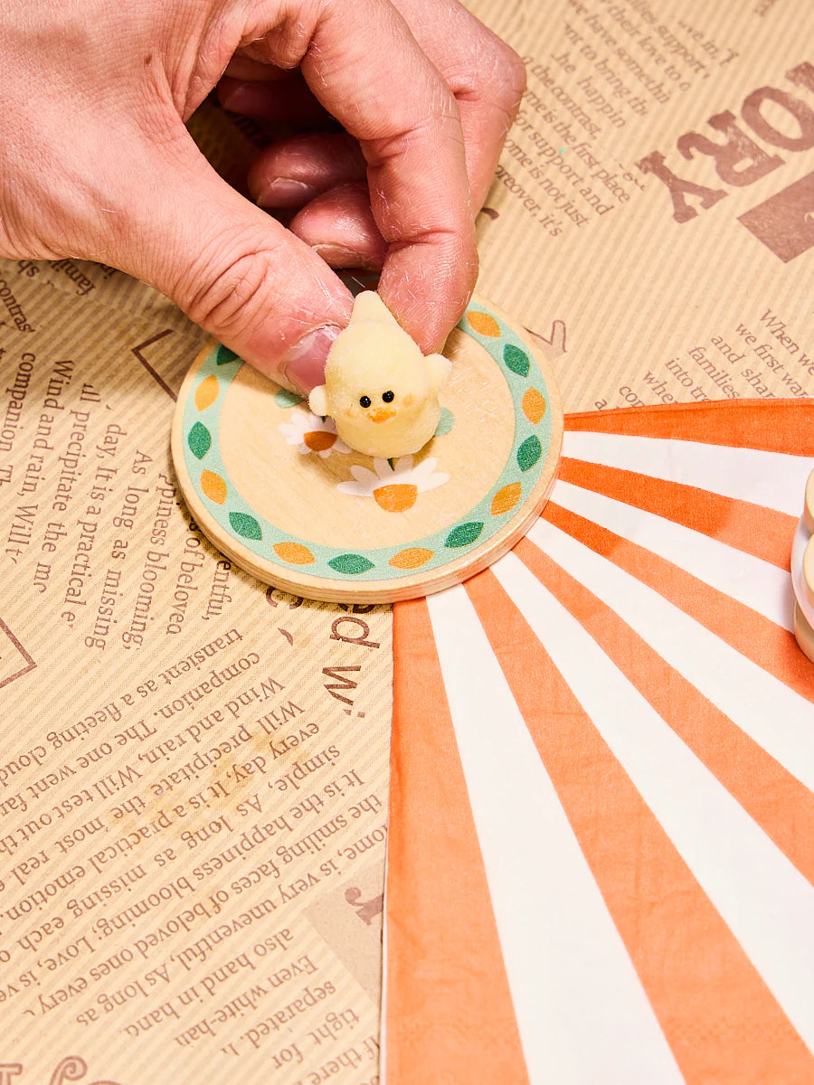 Flocked Mini Duck Taba Squishy