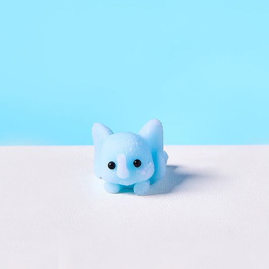 Flocked Mini Elephant Taba Squishy