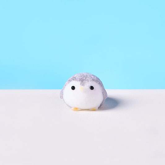 Flocked Mini Penguin Taba Squishy