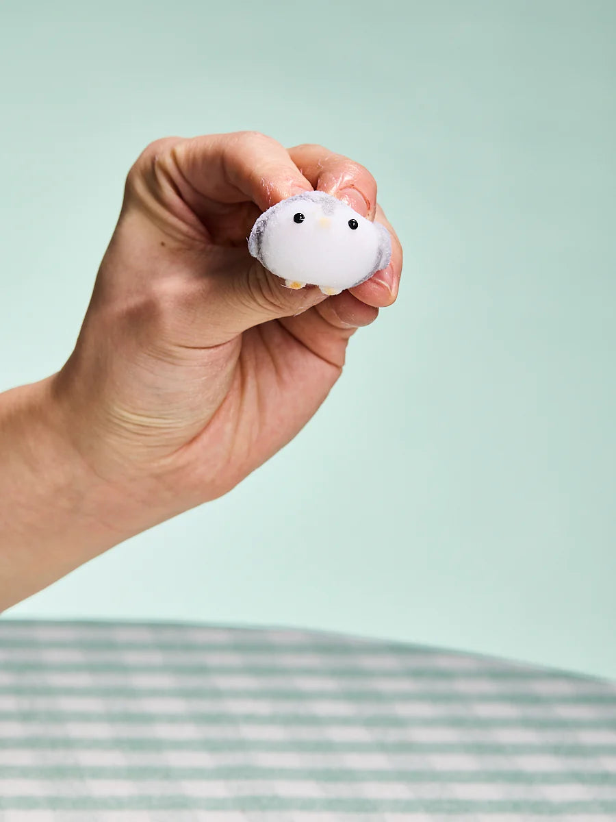 Flocked Mini Penguin Taba Squishy