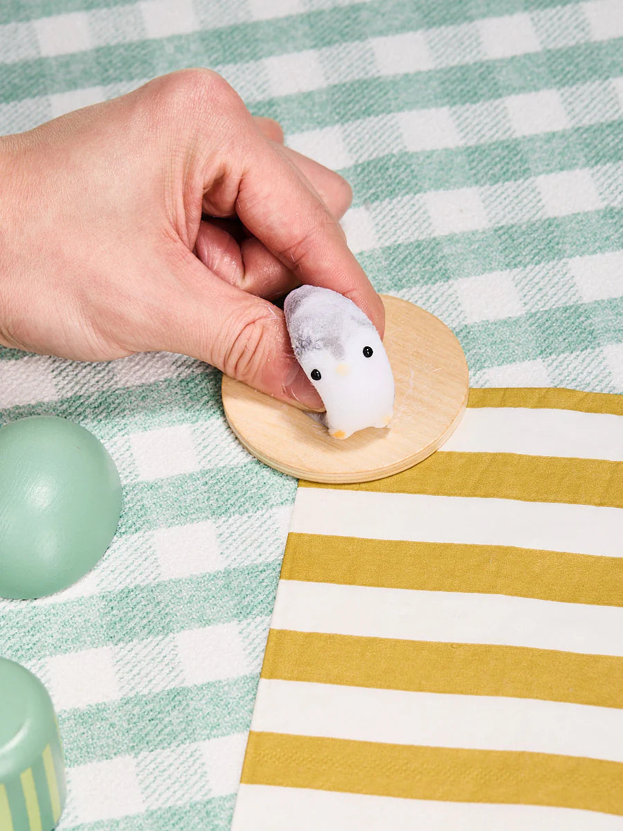 Flocked Mini Penguin Taba Squishy