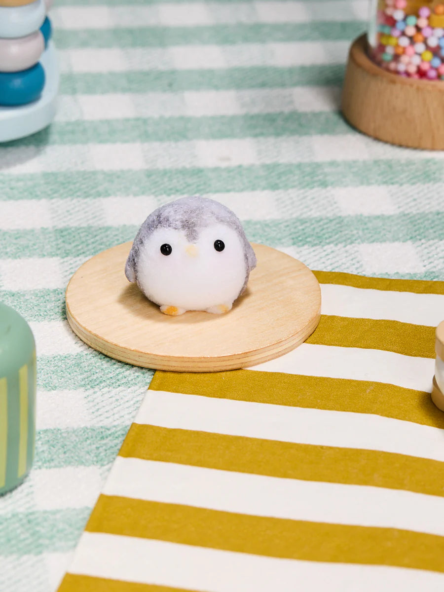 Flocked Mini Penguin Taba Squishy