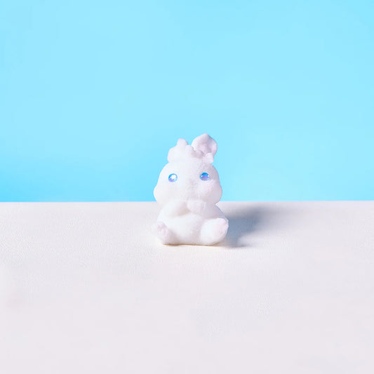 Flocked Mini Rabbit Taba Squishy