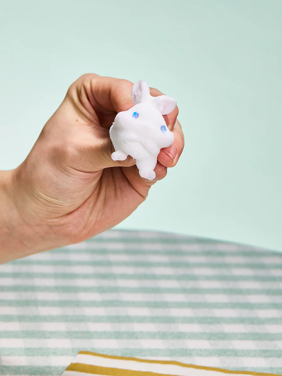 Flocked Mini Rabbit Taba Squishy