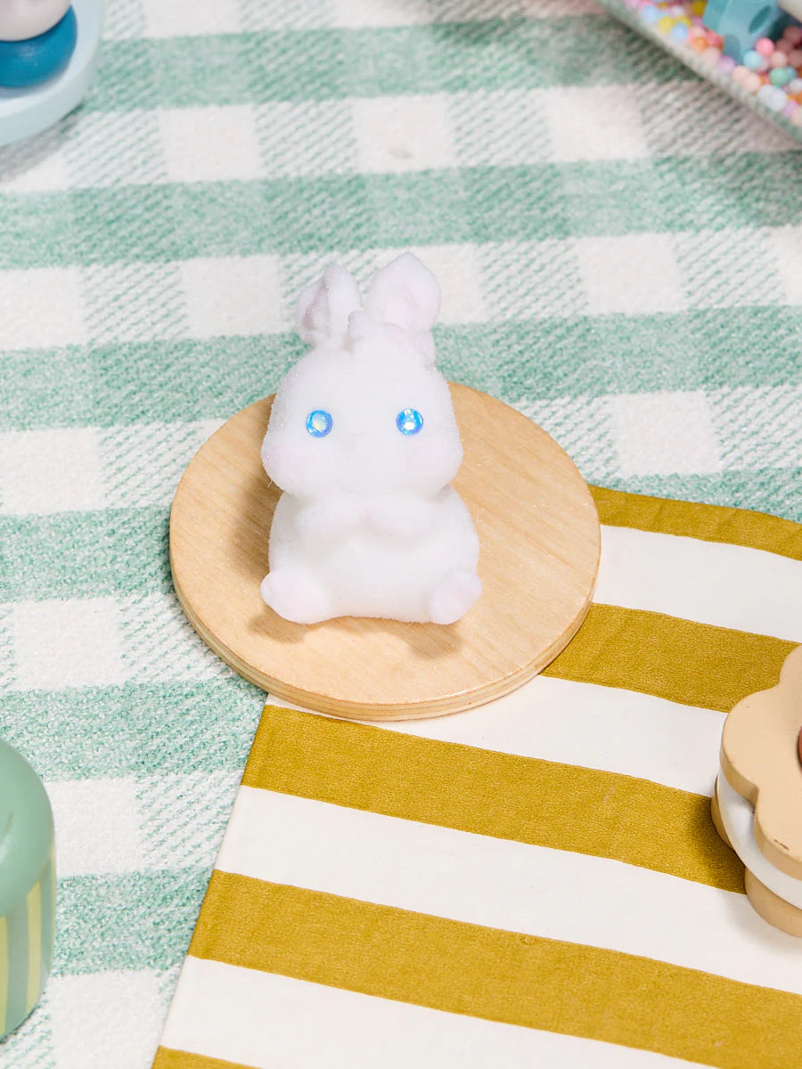 Flocked Mini Rabbit Taba Squishy